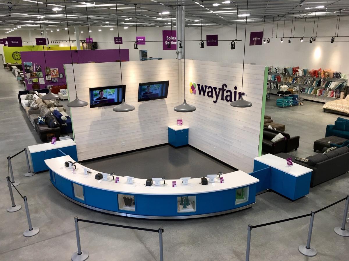 Wayfair to open pop-up shops at 4 malls later this summer - Furniture Today