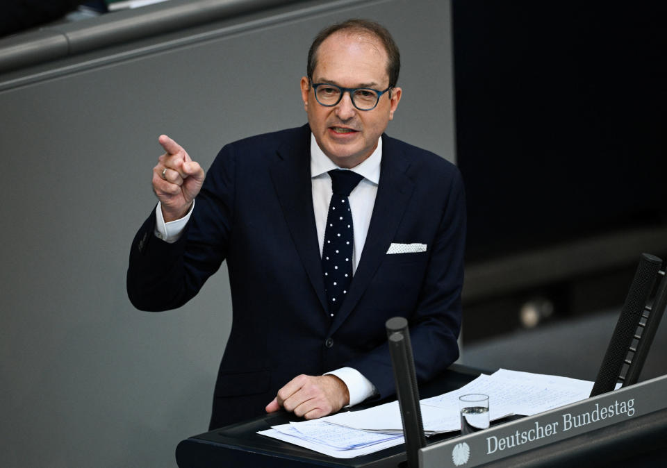 CSU-Landesgruppenchef Alexander Dobrindt. (Bild: Reuters)