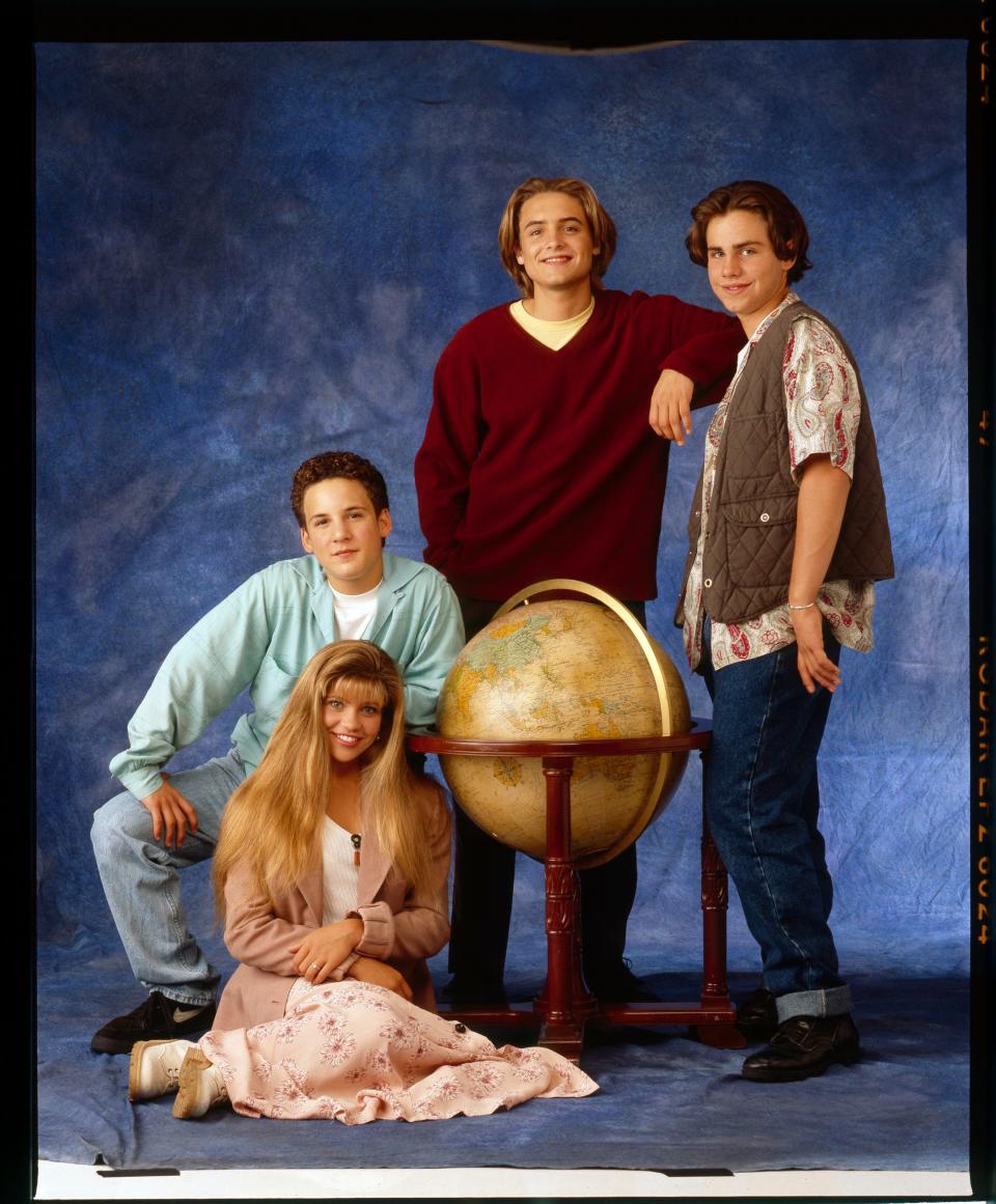 The cast of "Boy Meets World"