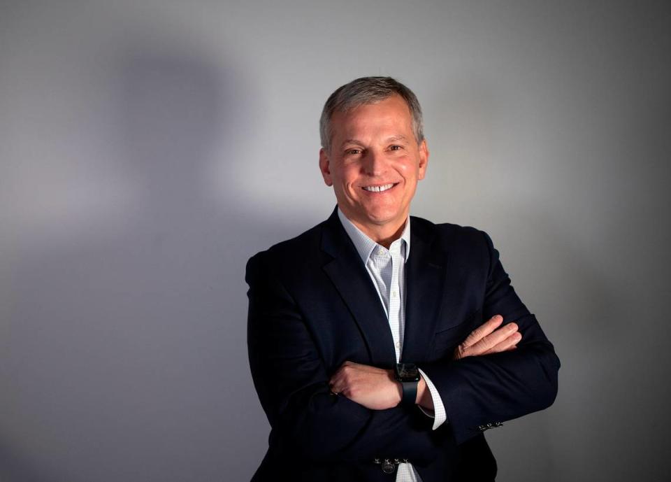 Attorney General Josh Stein, a candidate in the Democratic primary for North Carolina governor, is photographed on Friday, Dec. 15, 2023, in Raleigh, N.C. Kaitlin McKeown/kmckeown@newsobserver.com