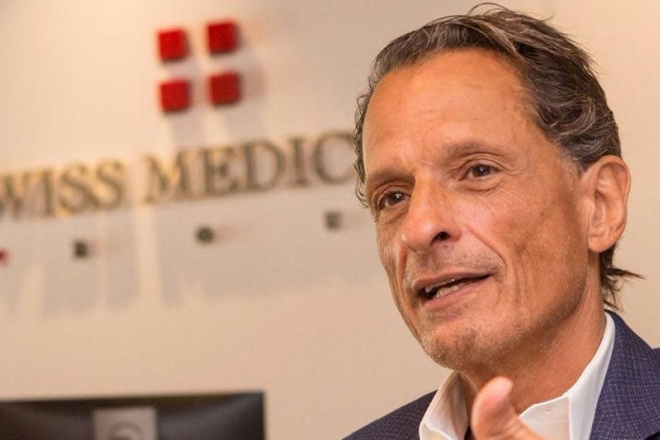 Claudio Belocopitt es dueño de Swiss Medical Group y uno de los tres principales accionistas del canal de televisión América TV.