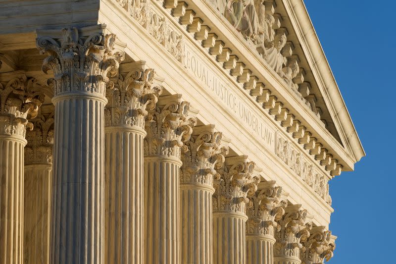 FILE PHOTO: The U.S. Supreme Court stands in Washington