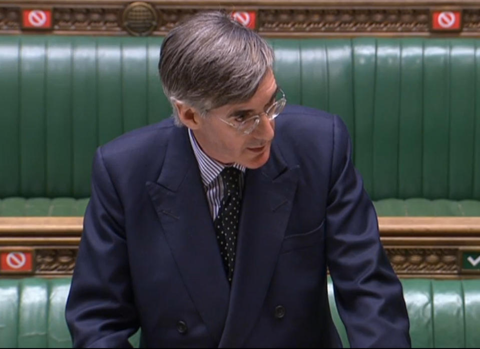 Jacob Rees Mogg defended the need to spend large amounts of money communicating the necessity and safety of vaccines. (PA) 