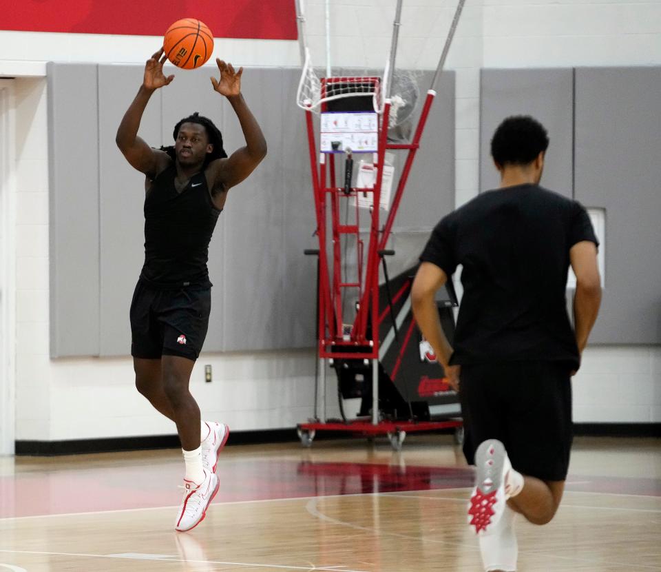 Ohio State's Isaac Likekele played 114 games in four seasons at Oklahoma State, starting all but four of them.