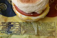 <p>California locations had to start printing the caloric breakdown of all of their menu items on their wrappers in 2009 after Governor Arnold Schwarzenegger signed legislation mandating the information be provided by all chain restaurants in the state. In 2018, this info became a federal requirement for all states. <br></p>