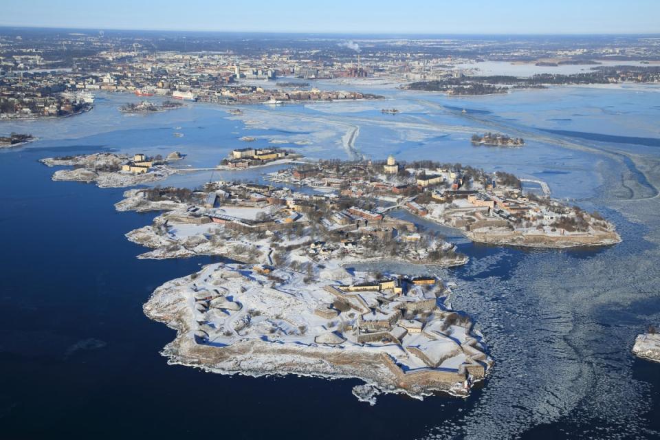 Suomenlinna from above (Visit Finland)