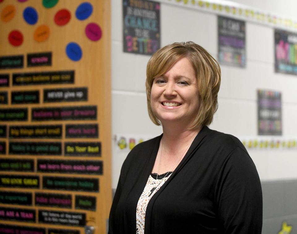 Tina Peters, a fifth-grade science and social studies teacher at Fairless Elementary School, is a Canton Repository Teacher of the Month for December. She was photographed Tuesday, Dec. 5, 2023, at school.