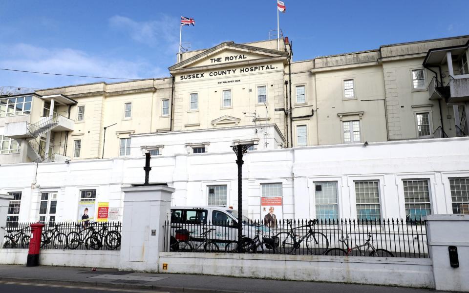 Royal Sussex County Hospital in Brighton