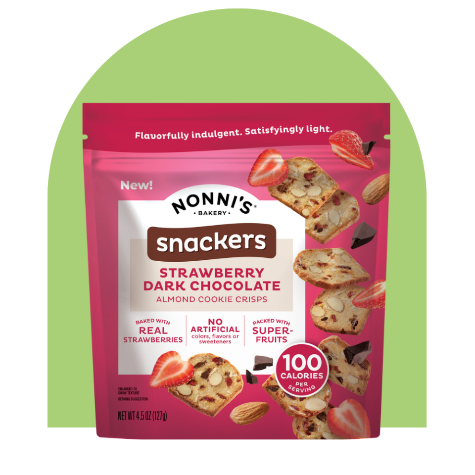 <p><a href="https://nonnis.com/snackers/#products" rel="nofollow noopener" target="_blank" data-ylk="slk:Shop Now;elm:context_link;itc:0;sec:content-canvas" class="link ">Shop Now</a></p><p>Almond Cookie Crisps Snackers</p><p>$3.99</p>