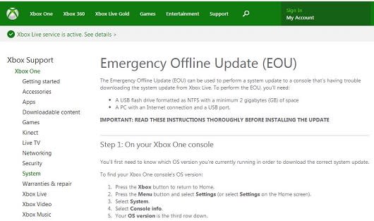 Update] How To Update Your Xbox One Without Connecting To Xbox