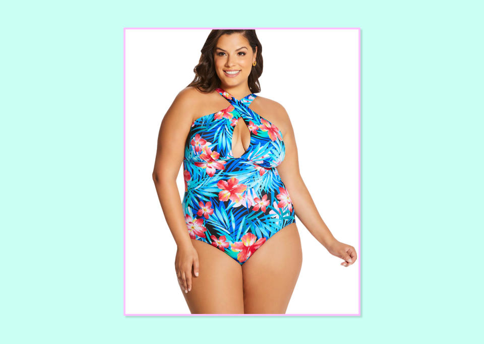 Beach Betty Plus-Size Mara Halter One Piece Swimsuit