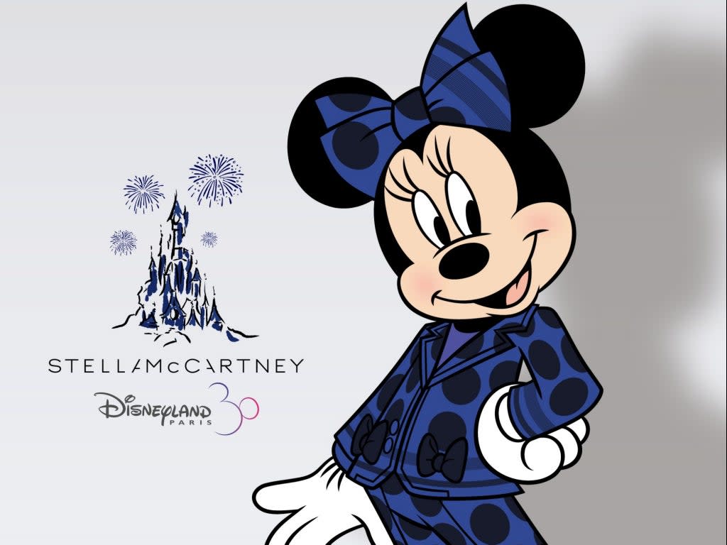 Stella McCartney has designed Minnie Mouse a new pantsuit for the first time in history (Disneyland Paris)