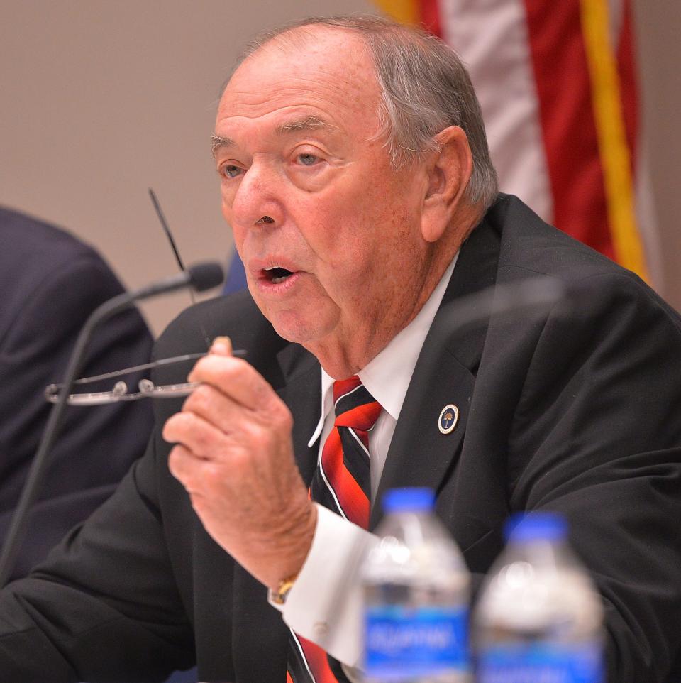 The Spartanburg County Legislative Delegation, including Rep. Bill Chumley, held a public meeting at the Spartanburg County Council chambers in Spartanburg, Monday evening, February 7, 2022. 