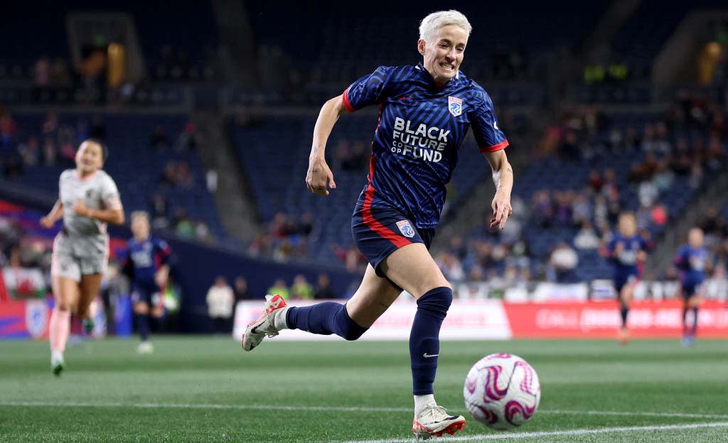  Megan Rapinoe of OL Reign. 