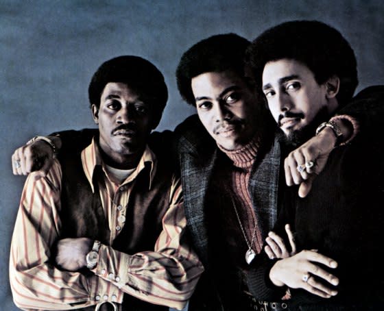 GAB Archive-Redferns/Getty Images Cuba Gooding Sr., center, is pictured with Luther Simmons, left, and Tony Silvester of the Main Ingredient in 1974