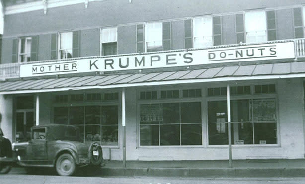 The Iced Peanut Butter Twists at Krumpe's Do-Nuts