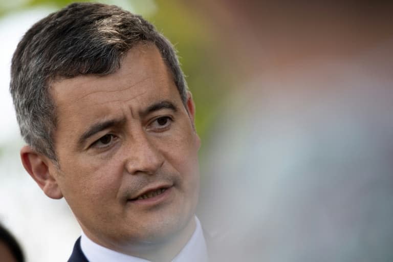 Gérald Darmanin le 28 mai 2021 à La Chapelle-sur-Erdre. - LOIC VENANCE © 2019 AFP