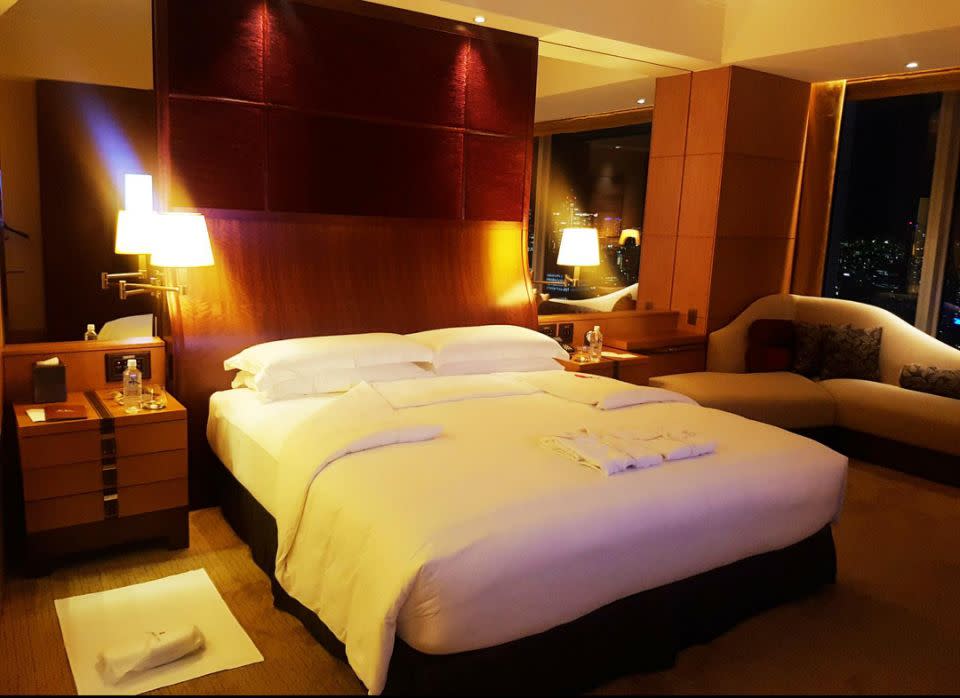 We spent two night at the incredible Shangri-La Hotel in Chiyoda. Photo: Be