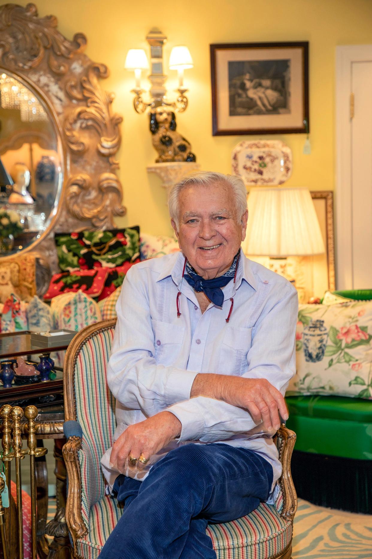 A longtime columnist for the Palm Beach Daily News, decorator Carleton Varney joined the staff of Dorothy Draper & Co. in the early 1960s and later bought the firm. He died Thursday, July 14, 2022, at 85.