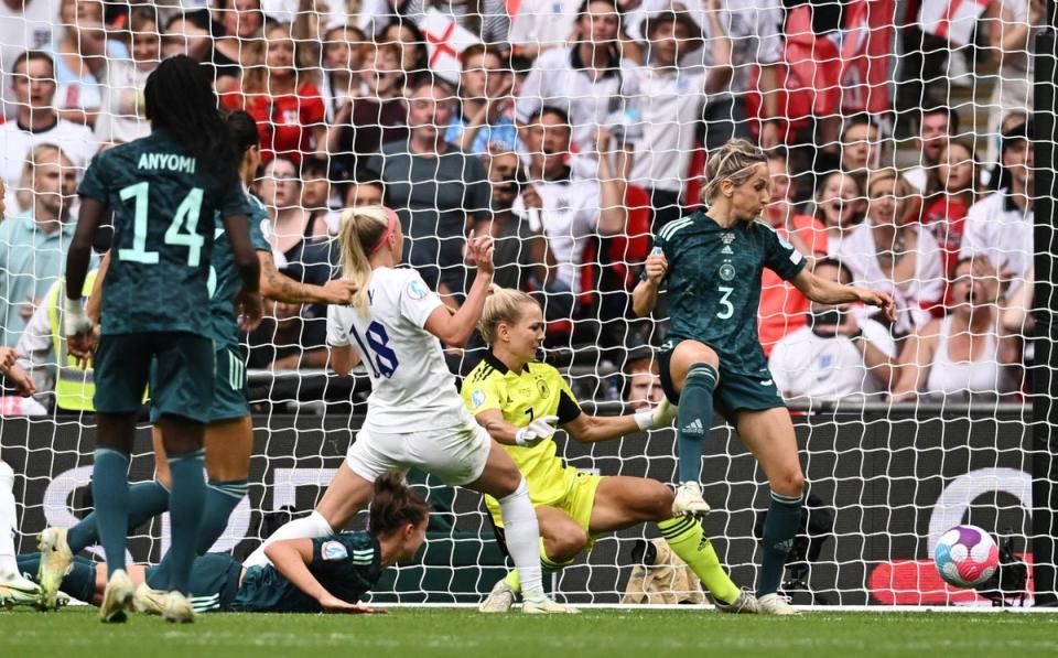 England beat Germany 2-1 in the Euro’s final (REUTERS)