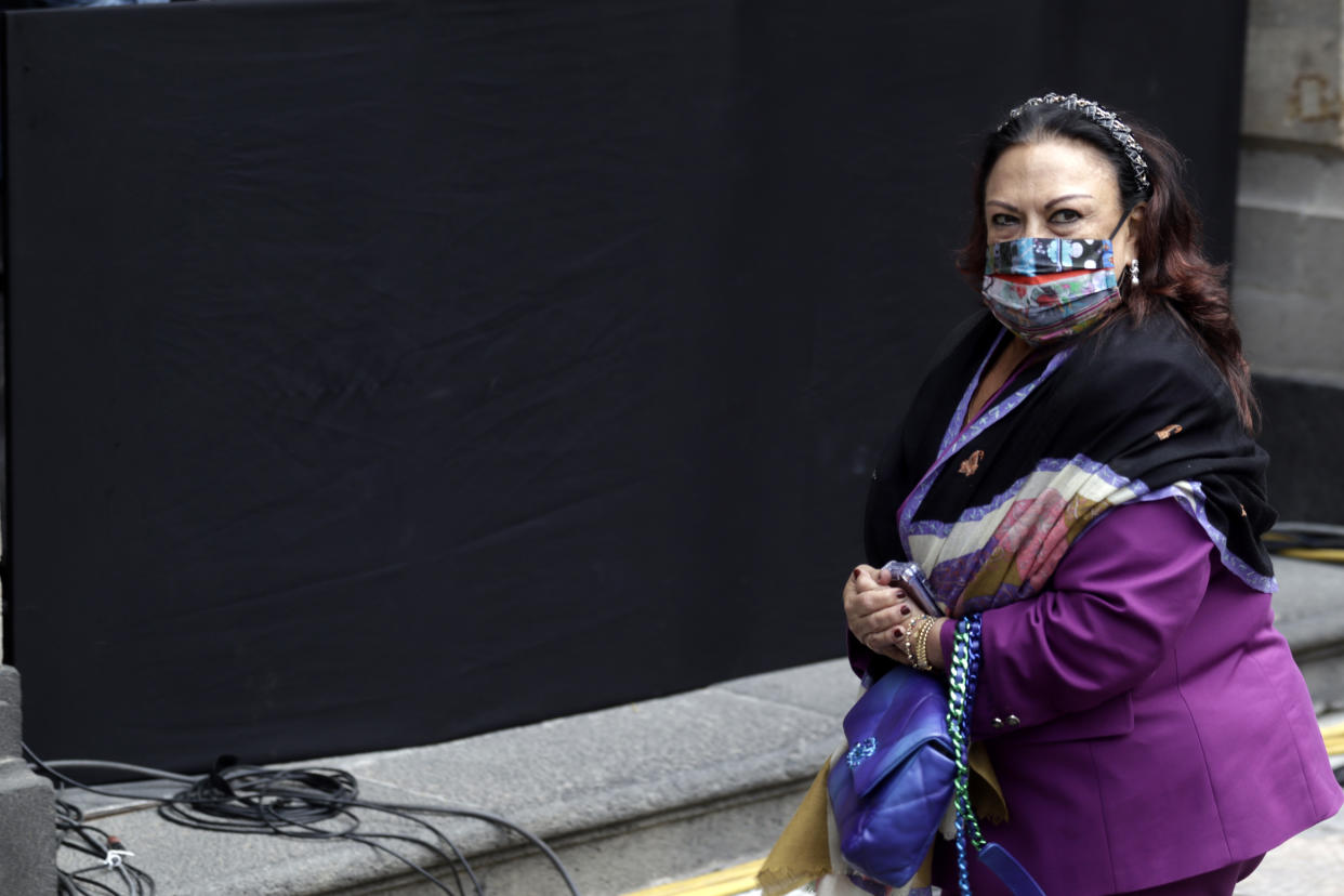 Turquía tiene en Isabel Arvide a su cónsul por representación de México. En la fotografía, la diplomática mexicana en una reunión en Palacio Nacional de enero pasado. (Luis Barron / Eyepix Group/Future Publishing via Getty Images)