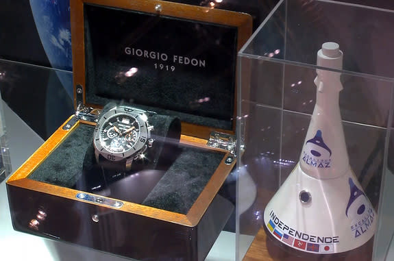 Giorgio Fedon 1919 launched its new Space Explorer watches at the Hong Kong Watch and Clock Fair on Sept. 4, 2014.