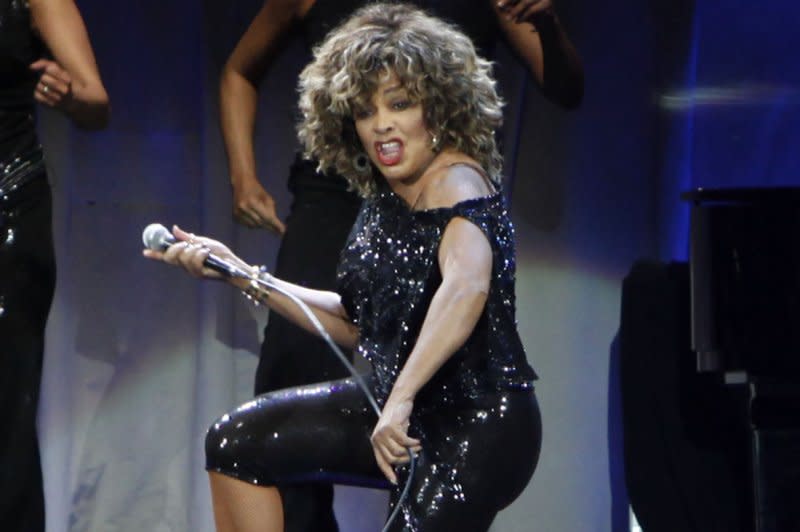 Tina Turner performs in concert at Bercy in Paris in 2009. She died in 2023 at the age of 83. File Photo by David Silpa/UPI