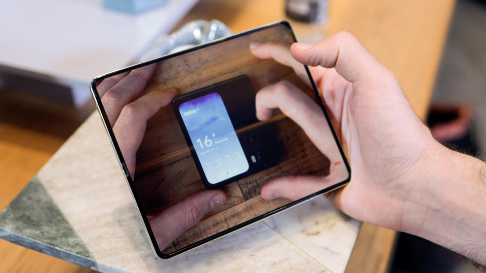 A photo of the Samsung Galaxy Z Fold 5