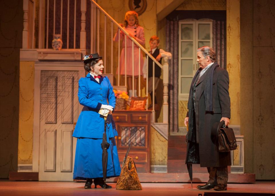 Lindsie VanWinkle, left, and Jonathan Beck Reed appear in Lyric Theatre's 2015 production of "Mary Poppins." The Oklahoma City theater will revisit the musical in its 2024 season.