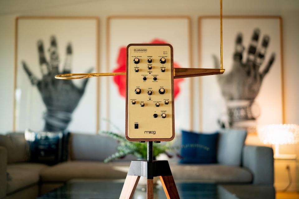 Moog Music, the world’s leading producer of theremins and analog synthesizers, has designed the Claravox Centennial to celebrate the 100th anniversary of the theremin.