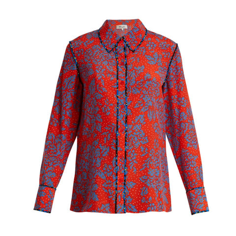 DVF silk shirt