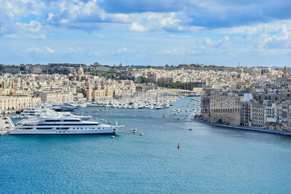 A view of Valletta, the capital of Malta.