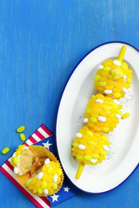 "Corn-on-the-Cobcakes" with Brown Butter Cream Frosting