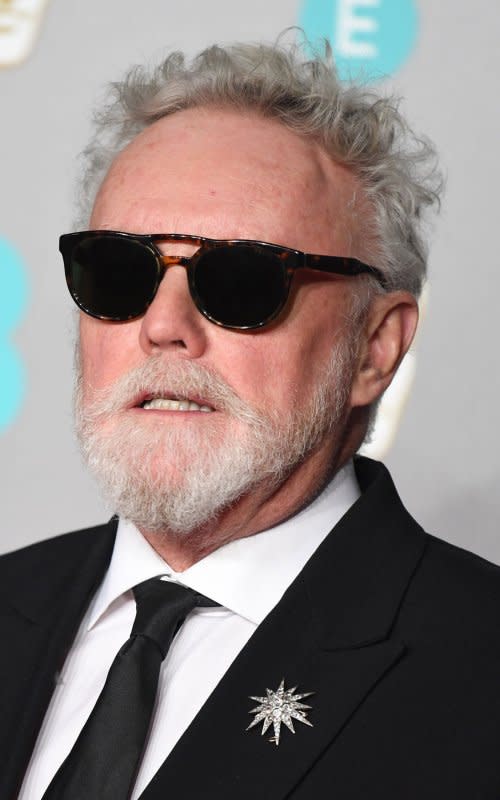 British musician Roger Taylor attends the red carpet arrivals at the British Academy Film Awards at the Royal Albert Hall in London on February 10, 2019. The Queen drummer turns 73 on July 26. File Photo by Rune Hellestad/UPI