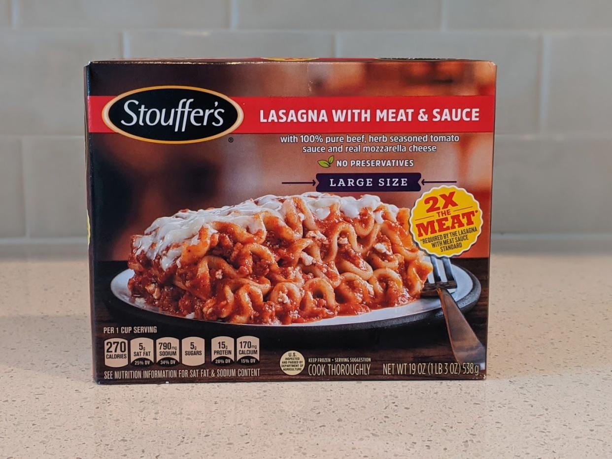 Stouffer's Lasagna with Meat & Sauce