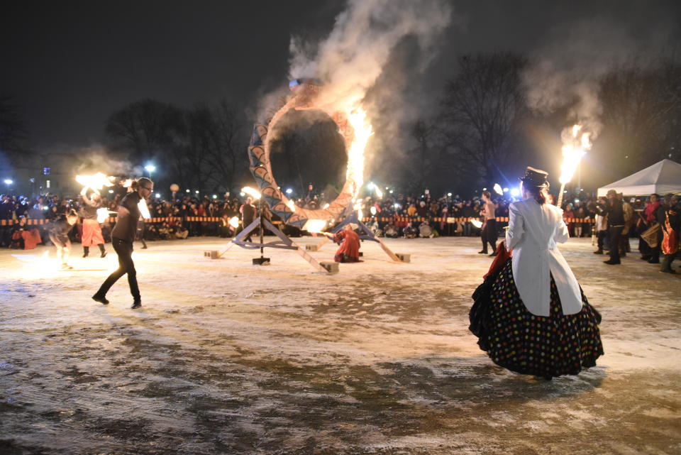 Annual Kensington Market Winter Solstice Festival in Toronto, Canada, on Dec. 21, 2016. / Credit: Arindam Shivaani/NurPhoto via Getty Images