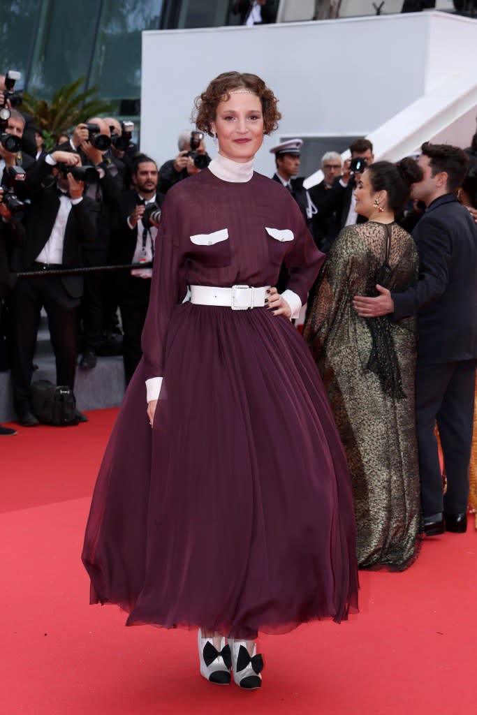 CANNES, FRANCE - MAY 14: Un Certain Regard Jury member Vicky Krieps attends "Le Deuxième Acte" ("The Second Act") Screening & opening ceremony red carpet at the 77th annual Cannes Film Festival at Palais des Festivals on May 14, 2024 in Cannes, France.