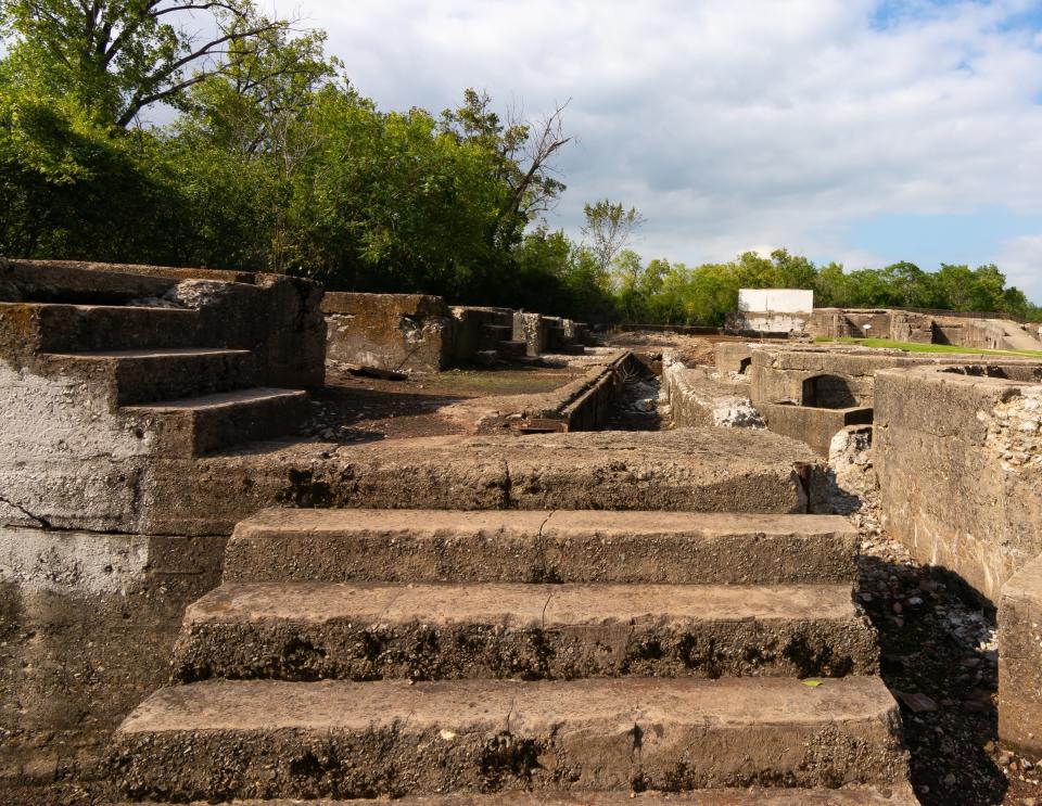 Photo of the Joliet Iron Works Historic Site