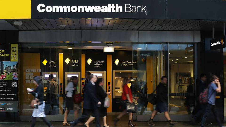 Commonwealth Bank CBA branch.