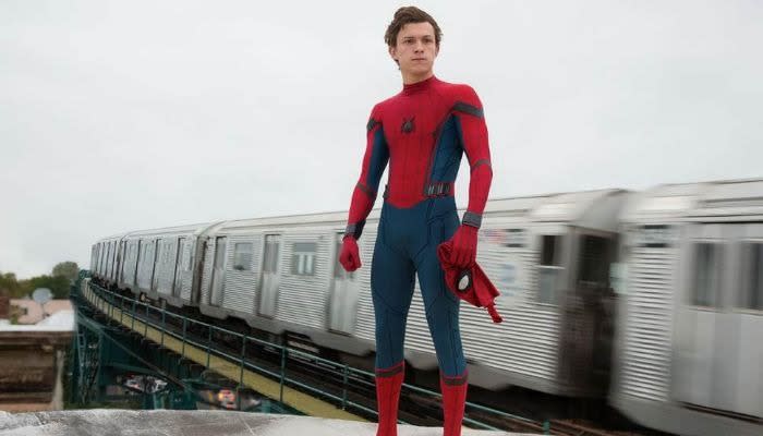 Tom Holland as Spider-Man (Credit: Sony)