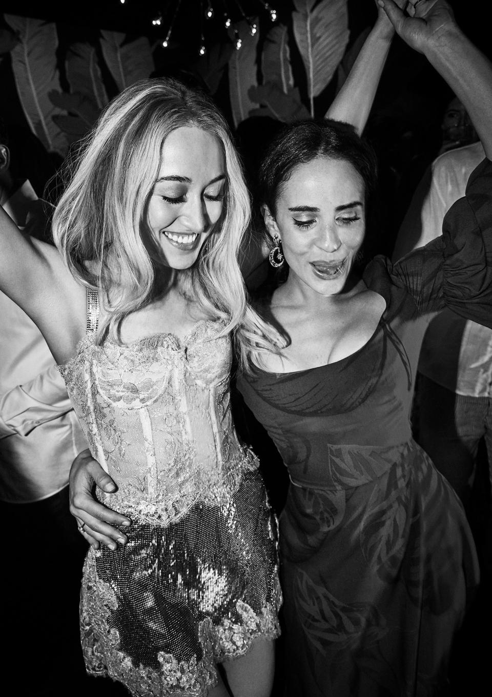 On the dance floor with Lauren.