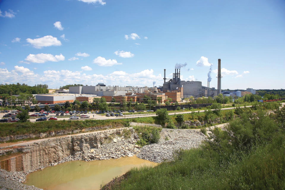 The Billerud paper mill in Escanaba, Mich. (Billerud)