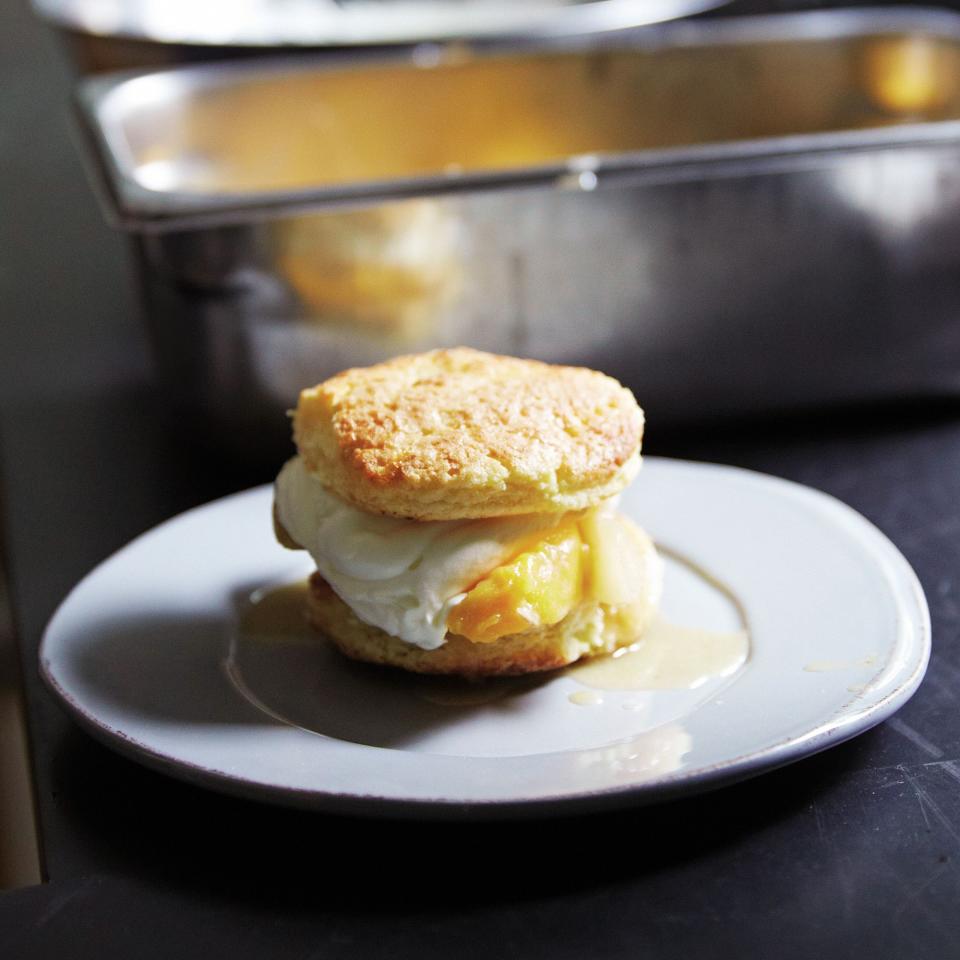 Whiskeyed Peach Shortcakes