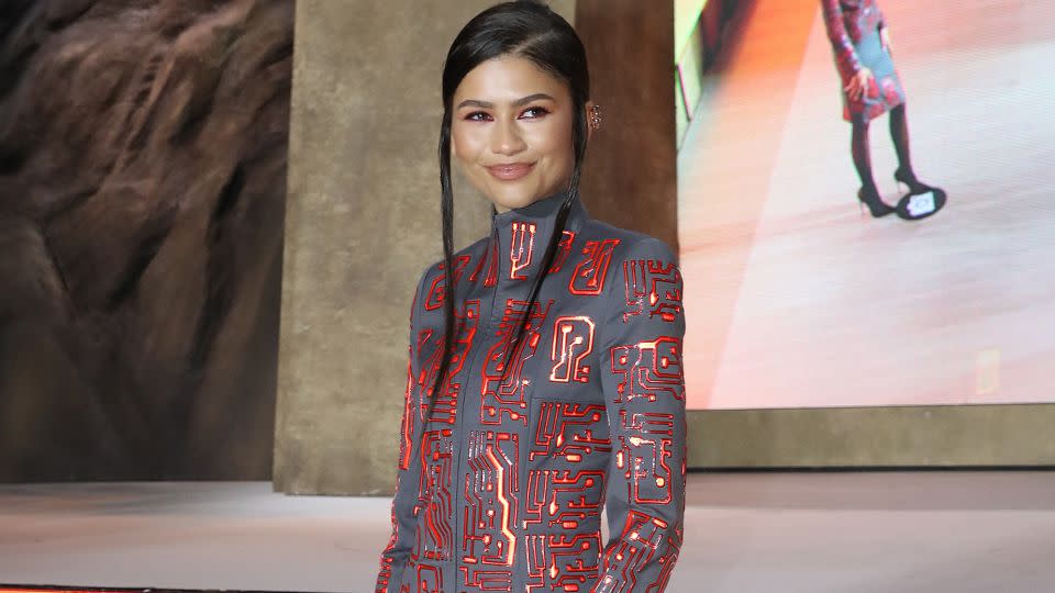 Zendaya in archival Givenchy for the Seoul premiere of "Dune: Part Two" on February 22. - Chung Sung-Jun/Getty Images