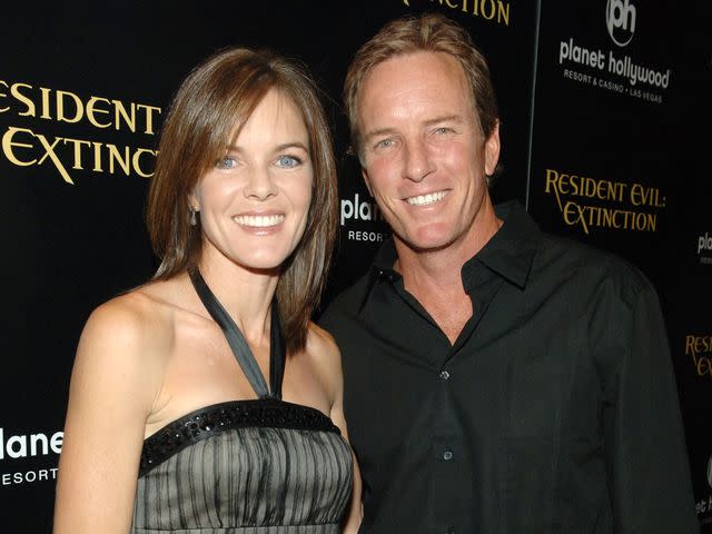 <p>Denise Truscello/WireImage</p> Susan Walters and Linden Ashby arrive at The World Premiere of 'Resident Evil: Extinction' in 2007