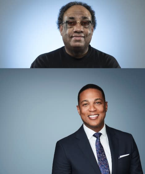 Greg Braxton, top, and Don Lemon.