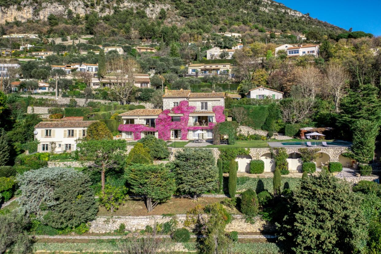 Alfred Hitchcock used this hillside villa as a set for To Catch a Thief. 