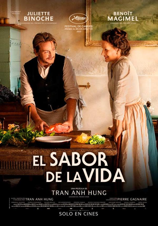 Póster oficial de El Sabor de la Vida (Fuente: Diamond Films México)