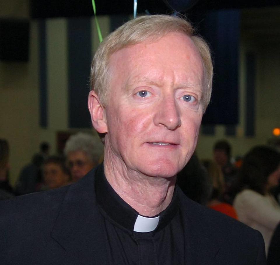 Father Michael Kelly of the Saint Joachim Catholic Parish in Lockeford attends a Modesto Catholic charity event in 2009.