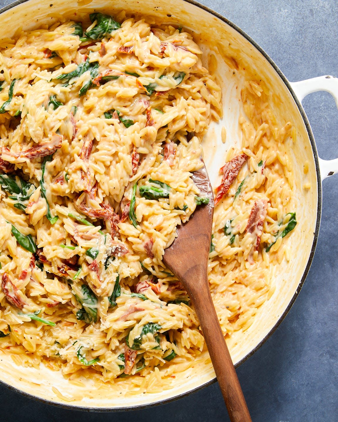 creamy tuscan orzo